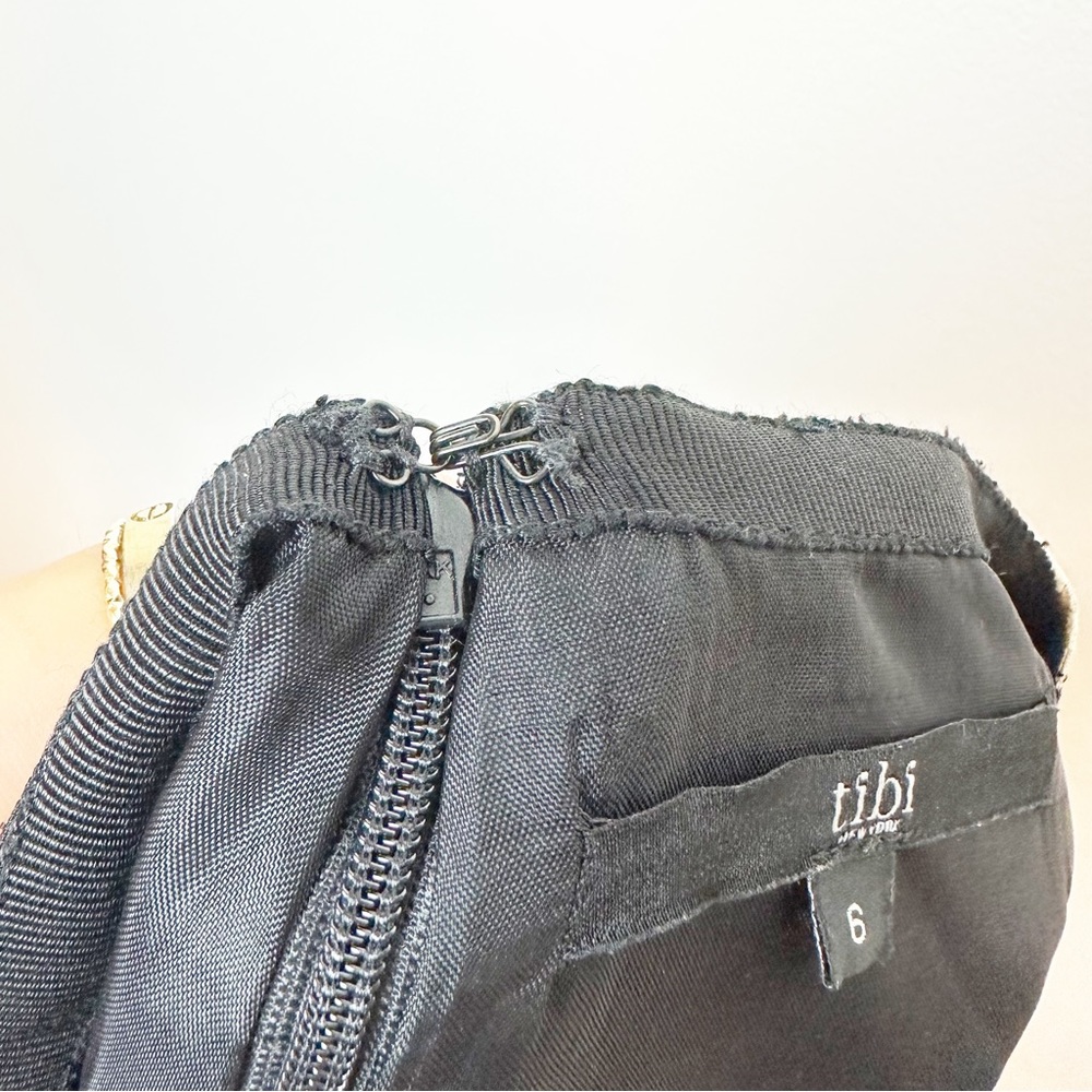 Tibi | Leopard Print Sparkle Metallic Mini Skirt - image 3